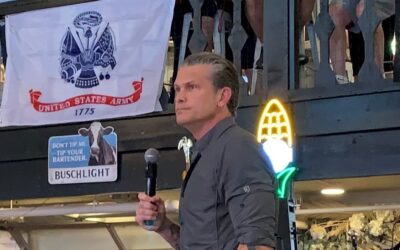 Hegseth headlines fundraiser for Iowa Congressman Nunn during Iowa State Fair
