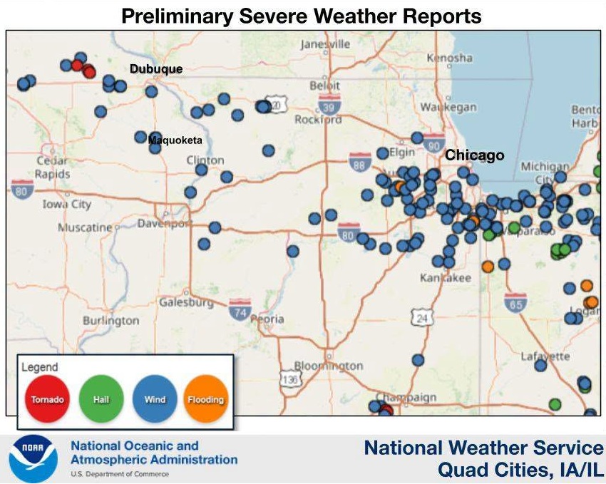 radioiowa.com - Matt Kelley - Tuesday's eastern Iowa storm was a derecho with three tornadoes - Radio Iowa