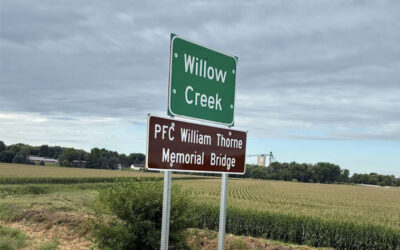 Bridge over Willow Creek honors fallen Sioux County soldier