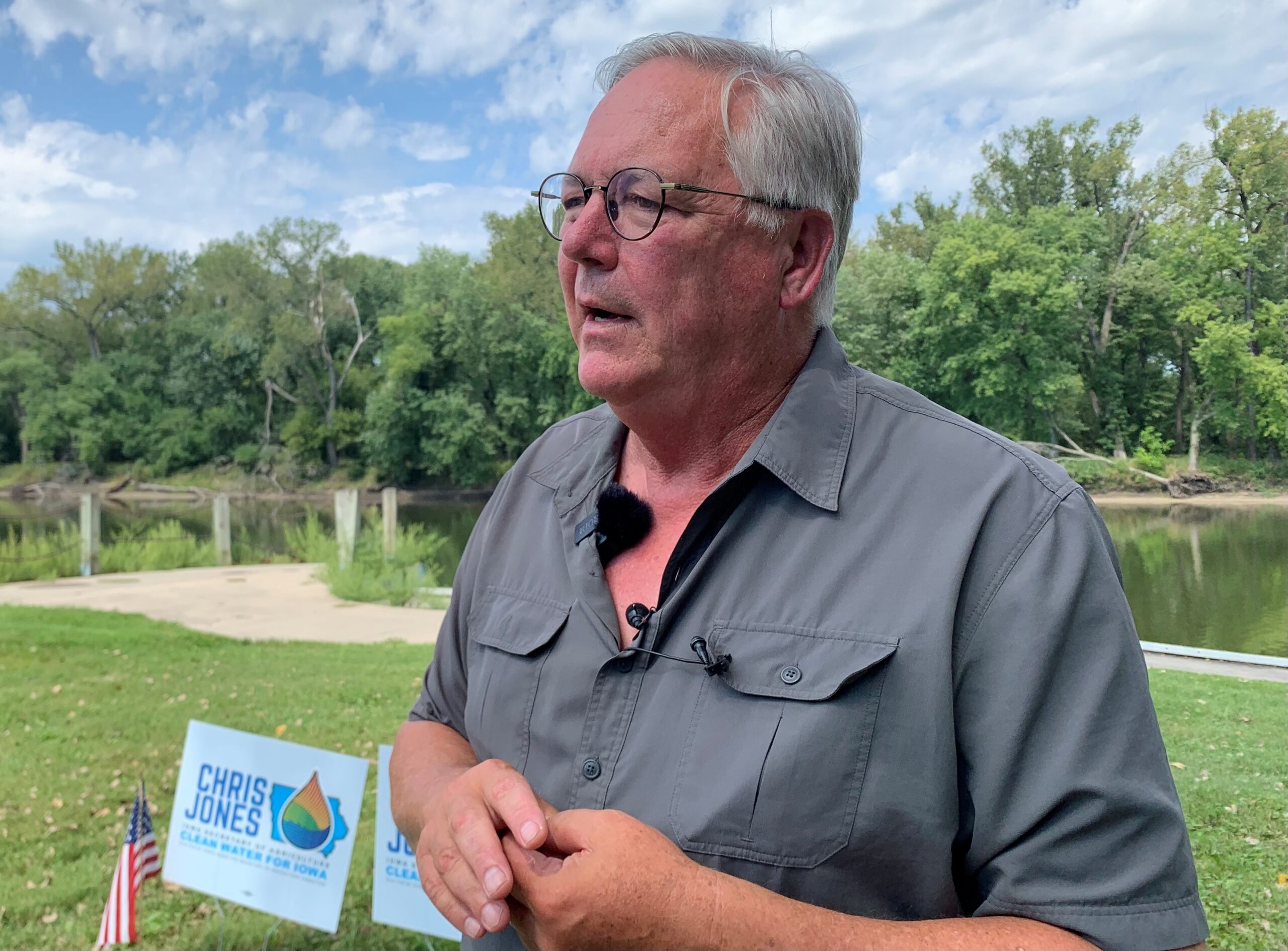 Iowa Ag Secretary candidate Chris Jones says water quality has become key campaign issue