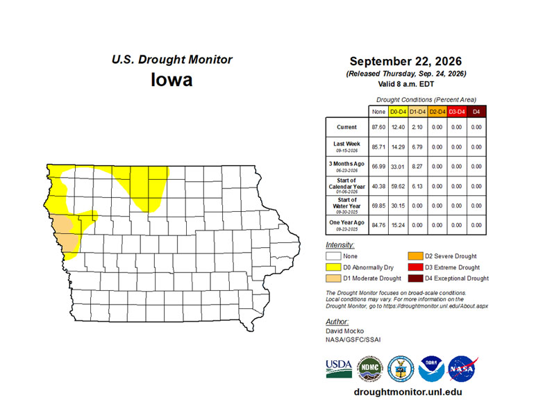 radioiowa.com - Dar Danielson - Iowa drought conditions continue to recede - Radio Iowa