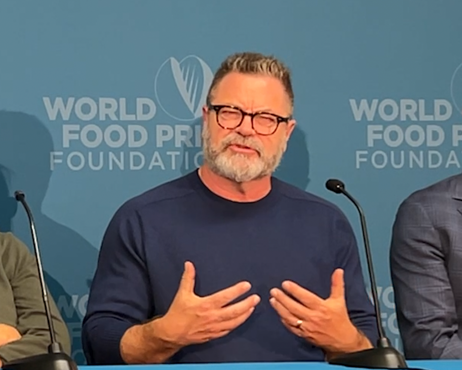 radioiowa.com - Radio Iowa Contributor - Actor Nick Offerman talks land stewardship at World Food Prize event - Radio Iowa