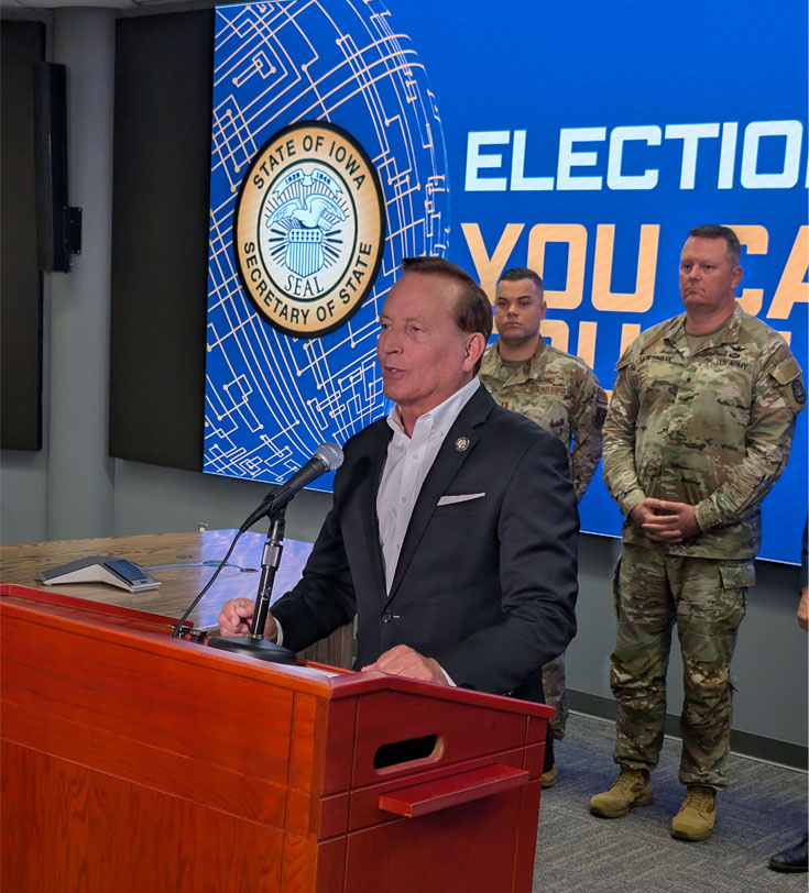 Secretary of State: years of preparation will make Iowa voting safe