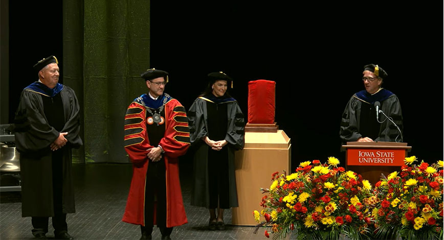 radioiowa.com - Dar Danielson - New Iowa State University president installed in campus ceremony - Radio Iowa